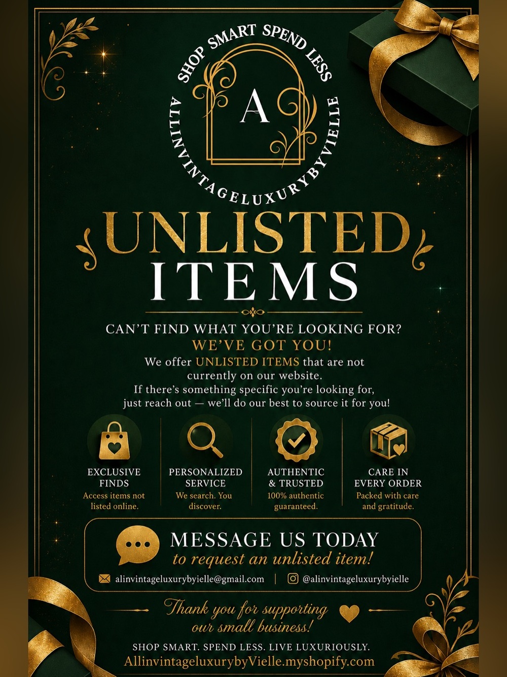 🔥🔥UNLISTED ITEMS🔥🔥